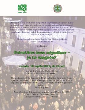 Vabilo Prireditve brez odpadkov